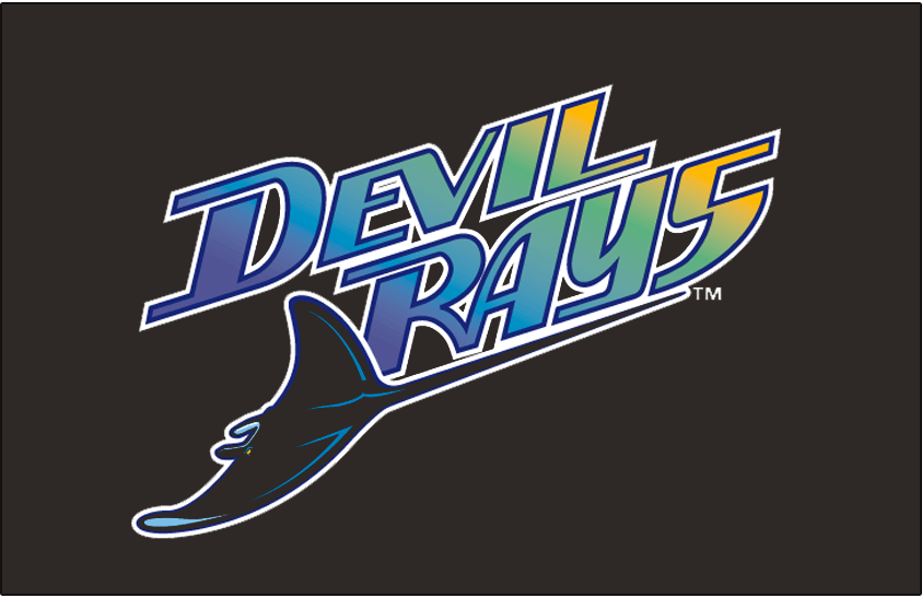 Tampa Bay Devil Rays 1998-2000 Jersey Logo t shirts DIY iron ons v2